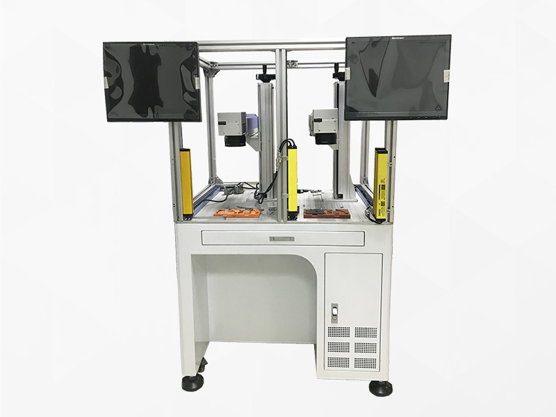 雙頭打標光纖激光打標機